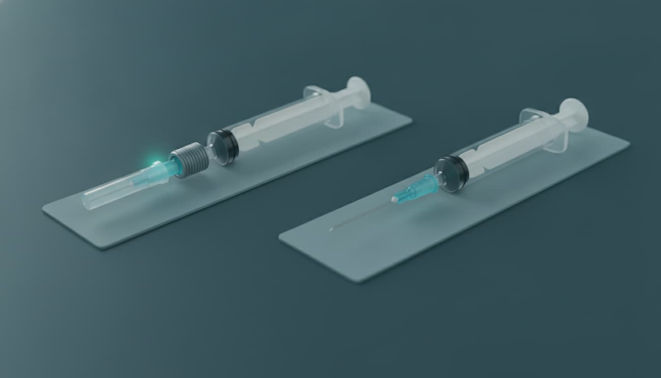 Luer-lock versus slip-tip syringes